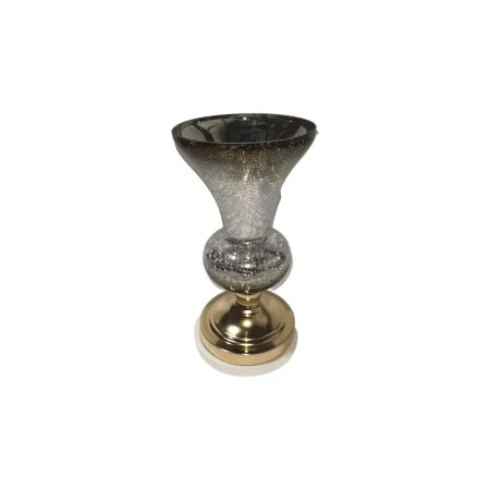 Vaso Romimex Dourado Vidro 20 x 35 x 20 cm de Romimex, Jarrões - Ref: D1628863, Preço: 58,09 €, Desconto: %