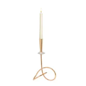 Portavelas Romimex Dorado Metal Vidrio 19 x 36 x 10 cm Nudo de Romimex, Candelabros y portavelas - Ref: D1628866, Precio: 29,...