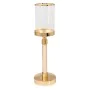 Castiçais Romimex Dourado Metal Vidro 12 x 46 x 12 cm de Romimex, Candelabros e suportes para velas - Ref: D1628886, Preço: 4...