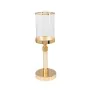 Castiçais Romimex Dourado Metal Vidro 12 x 41 x 12 cm de Romimex, Candelabros e suportes para velas - Ref: D1628887, Preço: 3...