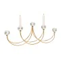 Candelabro Romimex Dorado Metal Vidrio 52 x 8 x 22 cm de Romimex, Candelabros y portavelas - Ref: D1628897, Precio: 84,35 €, ...