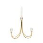 Candelabro Romimex Dorado Metal Vidrio 26 x 28 x 8 cm de Romimex, Candelabros y portavelas - Ref: D1628898, Precio: 49,42 €, ...