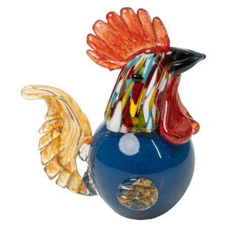 Decorative Figure Romimex Glass Rooster 12 x 16 x 10 cm by Romimex, Collectables - Ref: D1628901, Price: 26,84 €, Discount: %