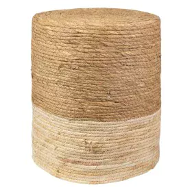 Sgabello Romimex Bianco Naturale Fibra naturale 33 x 39 x 33 cm di Romimex, Sedie e Divani - Rif: D1628915, Prezzo: 80,67 €, ...