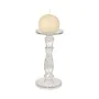 Candleholder Romimex Transparent Glass 13 x 27 x 13 cm by Romimex, Candelabras and candle holders - Ref: D1628941, Price: 19,...