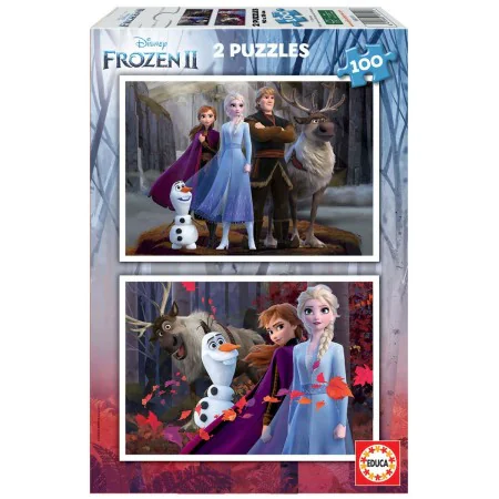 Set mit 2 Puzzeln Frozen Believe   40 x 28 cm 100 Stücke von Frozen, Klassische Puzzles - Ref: S4307653, Preis: 6,00 €, Rabat...