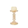 Candleholder Romimex Golden Glass 13 x 19 x 13 cm by Romimex, Candelabras and candle holders - Ref: D1628943, Price: 20,46 €,...