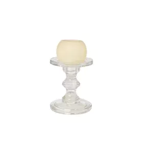 Portavelas Romimex Transparente Vidrio 13 x 19 x 13 cm de Romimex, Candelabros y portavelas - Ref: D1628946, Precio: 17,27 €,...