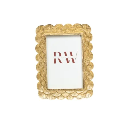 Photo frame Romimex Golden Resin 10 x 15 x 2 cm by Romimex, Table and wall frames - Ref: D1628967, Price: 12,72 €, Discount: %