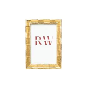 Photo frame Romimex Golden Resin 10 x 15 x 2 cm by Romimex, Table and wall frames - Ref: D1628979, Price: 12,61 €, Discount: %