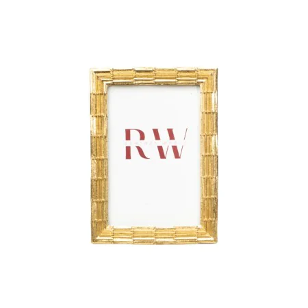 Photo frame Romimex Golden Resin 10 x 15 x 2 cm by Romimex, Table and wall frames - Ref: D1628979, Price: 12,61 €, Discount: %