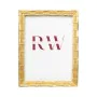 Photo frame Romimex Golden Resin 15 x 20 x 2 cm by Romimex, Table and wall frames - Ref: D1628981, Price: 17,29 €, Discount: %