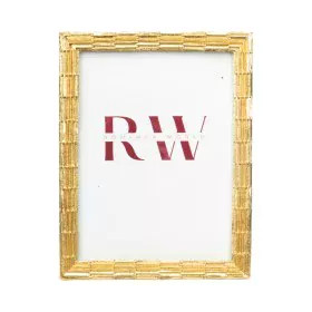 Photo frame Romimex Golden Resin 15 x 20 x 2 cm by Romimex, Table and wall frames - Ref: D1628981, Price: 17,29 €, Discount: %