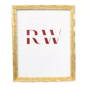 Photo frame Romimex Golden Resin 20 x 25 x 2 cm by Romimex, Table and wall frames - Ref: D1628982, Price: 18,82 €, Discount: %