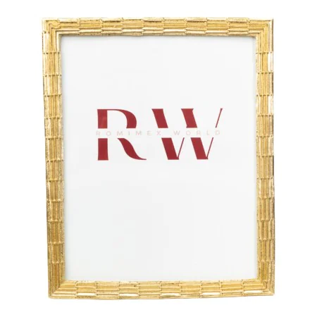 Photo frame Romimex Golden Resin 20 x 25 x 2 cm by Romimex, Table and wall frames - Ref: D1628982, Price: 18,79 €, Discount: %