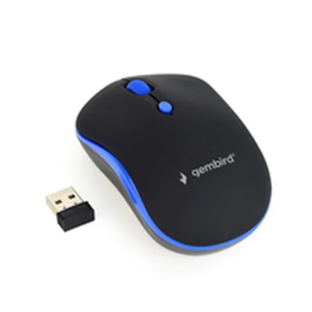 Mouse Ottico Wireless GEMBIRD MUSW-4B-03-B Nero/Blu (1 Unità) di GEMBIRD, Mouse - Rif: S5616895, Prezzo: 7,54 €, Sconto: %