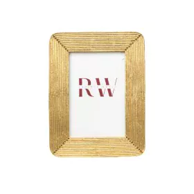 Photo frame Romimex Golden Resin 10 x 15 x 2 cm by Romimex, Table and wall frames - Ref: D1628995, Price: 16,27 €, Discount: %