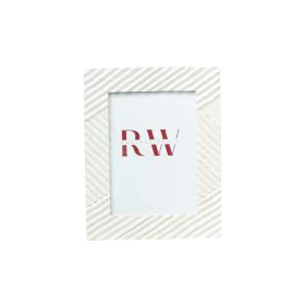 Photo frame Romimex White Resin 10 x 15 x 2 cm by Romimex, Table and wall frames - Ref: D1629011, Price: 17,80 €, Discount: %