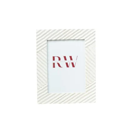 Cadre photo Romimex Blanc Résine 10 x 15 x 2 cm de Romimex, Cadres muraux et de table - Réf : D1629011, Prix : 18,97 €, Remis...