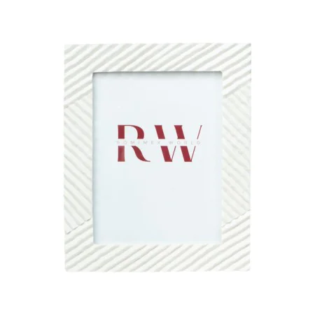 Photo frame Romimex White Resin 15 x 20 x 2 cm by Romimex, Table and wall frames - Ref: D1629013, Price: 23,64 €, Discount: %