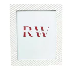 Cadre photo Romimex Blanc Résine 20 x 25 x 2 cm de Romimex, Cadres muraux et de table - Réf : D1629014, Prix : 26,00 €, Remis...