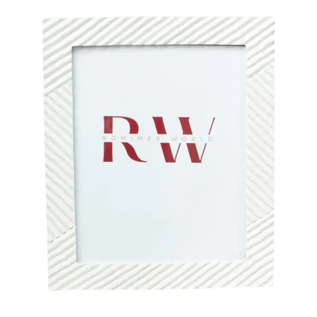 Photo frame Romimex White Resin 20 x 25 x 2 cm by Romimex, Table and wall frames - Ref: D1629014, Price: 26,00 €, Discount: %