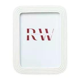 Moldura de Fotos Romimex Branco Resina 15 x 20 x 2 cm de Romimex, Molduras de parede e mesa - Ref: D1629017, Preço: 18,82 €, ...