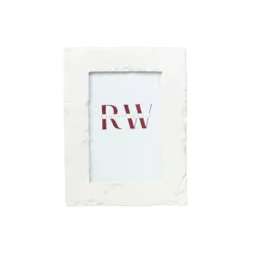 Cadre photo Romimex Blanc Résine 10 x 15 x 2 cm de Romimex, Cadres muraux et de table - Réf : D1629019, Prix : 16,50 €, Remis...