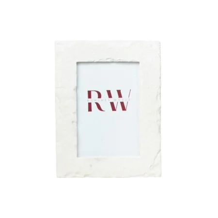 Photo frame Romimex White Resin 10 x 15 x 2 cm by Romimex, Table and wall frames - Ref: D1629019, Price: 16,50 €, Discount: %