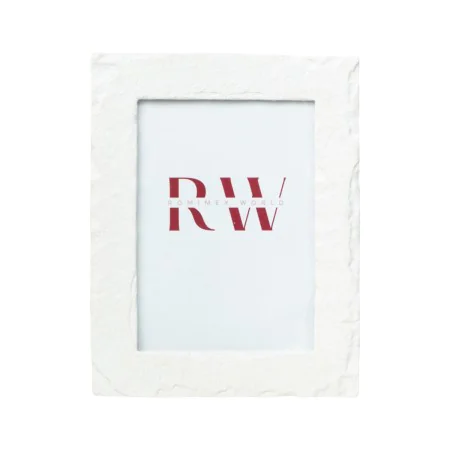 Photo frame Romimex White Resin 13 x 18 x 2 cm by Romimex, Table and wall frames - Ref: D1629020, Price: 16,98 €, Discount: %