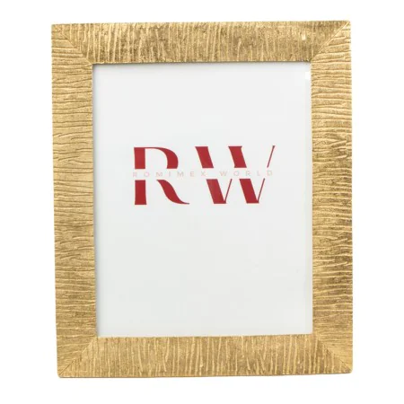 Photo frame Romimex Golden Resin 20 x 25 x 2 cm by Romimex, Table and wall frames - Ref: D1629032, Price: 21,04 €, Discount: %