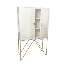 Cupboard Romimex White Golden Metal MDF Wood 100 x 170 x 35 cm by Romimex, Sideboards - Ref: D1629033, Price: 610,92 €, Disco...