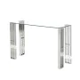 Console Romimex Silver Stainless steel Tempered glass 120 x 78 x 40 cm by Romimex, Tables - Ref: D1629036, Price: 366,55 €, D...