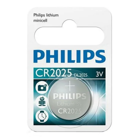 Pilha de Botão de Lítio Philips CR2025P4/01B de Philips, Auriculares e acessórios - Ref: S5630293, Preço: 5,11 €, Desconto: %