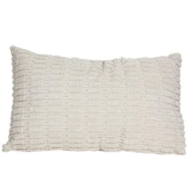 Cushion Romimex White Polyester 30 x 10 x 50 cm by Romimex, Cushions - Ref: D1629072, Price: 11,95 €, Discount: %