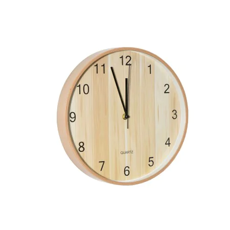 Wall Clock Romimex Beige Plastic 30 x 30 x 2 cm by Romimex, Wall Clocks - Ref: D1629076, Price: 12,48 €, Discount: %