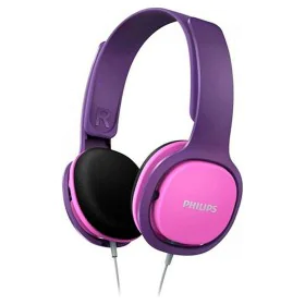 Headphones with Headband Philips Pink With cable For boys by Philips, Headphones and accessories - Ref: S6501745, Price: 18,7...