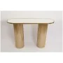 Console Romimex Blanc Doré Métal Marbre 118 x 78 x 38 cm de Romimex, Tables - Réf : D1629088, Prix : 482,16 €, Remise : %