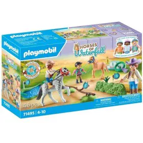 Playset Playmobil 71495 Horses of Waterfall by Playmobil, Toy figures playsets - Ref: S71000772, Price: 43,89 €, Discount: %