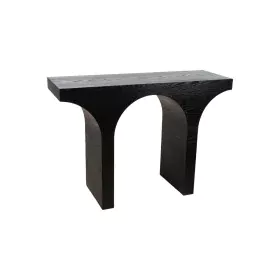 Consola Romimex Negro Madera de abeto Madera MDF 115 x 80 x 38 cm de Romimex, Mesas - Ref: D1629095, Precio: 371,78 €, Descue...