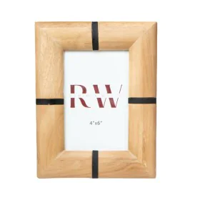 Photo frame Romimex Natural MDF Wood 10 x 15 x 3 cm by Romimex, Table and wall frames - Ref: D1629106, Price: 21,51 €, Discou...