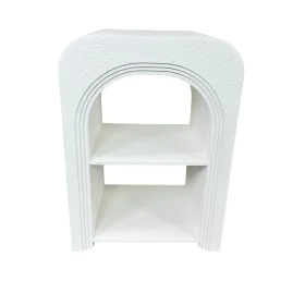 Mesa auxiliar Romimex Blanco Madera MDF 40 x 55 x 30 cm de Romimex, Mesas - Ref: D1629112, Precio: 100,32 €, Descuento: %