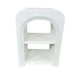 Mesa auxiliar Romimex Blanco Madera MDF 40 x 55 x 30 cm de Romimex, Mesas - Ref: D1629112, Precio: 100,32 €, Descuento: %