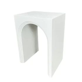 Side table Romimex White MDF Wood 40 x 55 x 30 cm by Romimex, Tables - Ref: D1629113, Price: 83,55 €, Discount: %