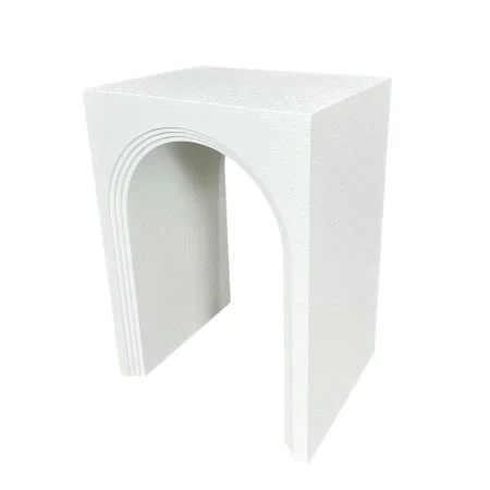 Mesa auxiliar Romimex Blanco Madera MDF 40 x 55 x 30 cm de Romimex, Mesas - Ref: D1629113, Precio: 83,55 €, Descuento: %