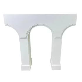 Consola Romimex Branco Madeira MDF 100 x 91 x 24 cm de Romimex, Jogos de móveis - Ref: D1629114, Preço: 231,74 €, Desconto: %