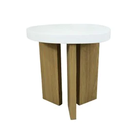 Beistelltisch Romimex Weiß natürlich Holz MDF 46 x 48 x 36 cm von Romimex, Tische - Ref: D1629115, Preis: 106,89 €, Rabatt: %