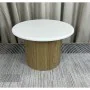 Mesa de apoio Romimex Branco Natural Madeira MDF 60 x 41 x 60 cm de Romimex, Jogos de móveis - Ref: D1629120, Preço: 151,73 €...