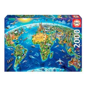 Puzzle Educa World Symbols 17129.0 2000 Pièces de Educa, Puzzles classiques - Réf : S7123909, Prix : 40,87 €, Remise : %