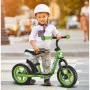 Bicicletta per Bambini Skids Control Verde Acciaio Poggiapiedi di BigBuy Home, Biciclette senza pedali - Rif: S7125021, Prezz...